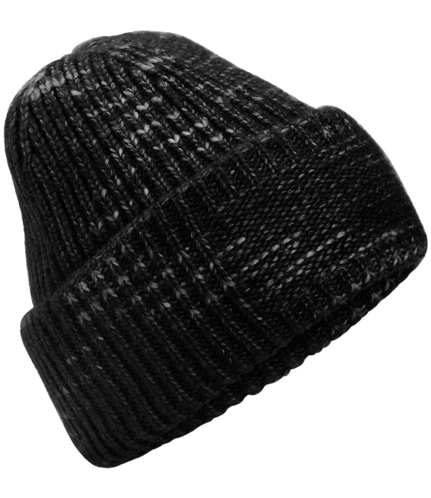 Beechfield Chunky Knitted Patch Beanie