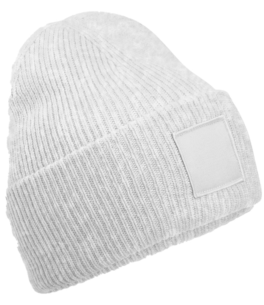Beechfield Deep Cuff Tonal Patch Beanie