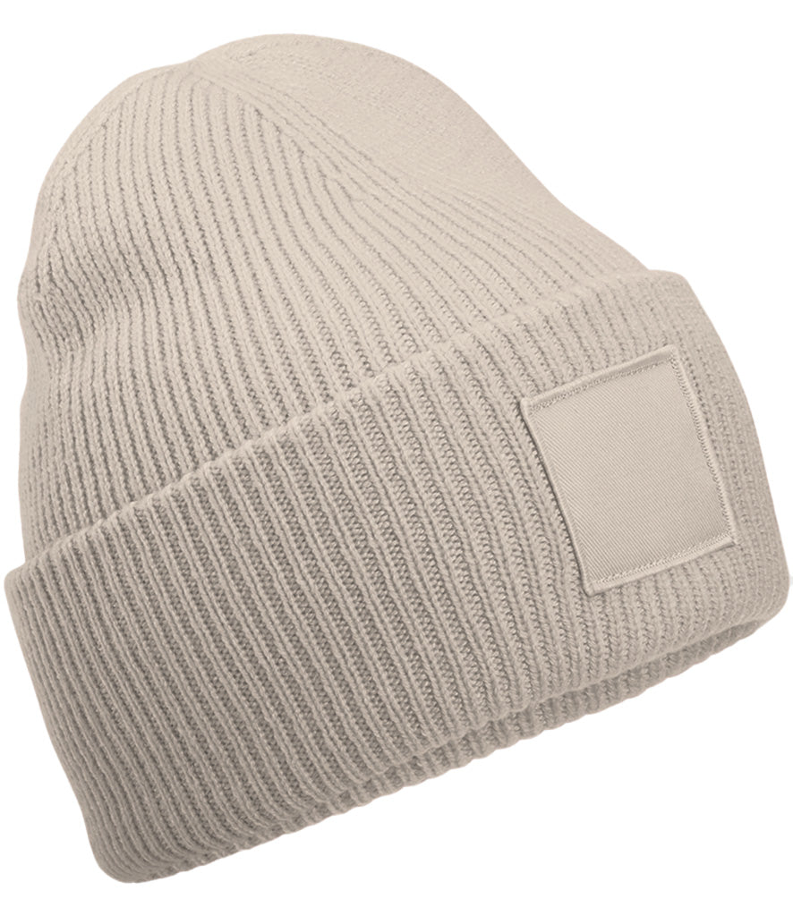 Beechfield Deep Cuff Tonal Patch Beanie