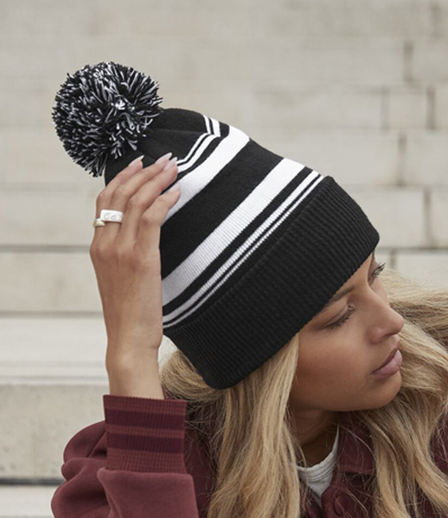 Beechfield Striped Fan Beanie