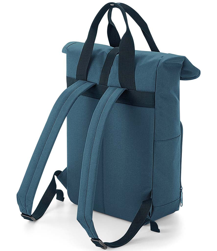 BagBase Recycled Twin Handle Roll-Top Backpack