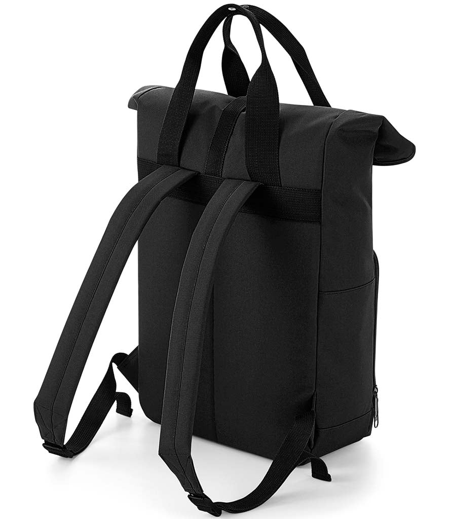 BagBase Recycled Twin Handle Roll-Top Backpack