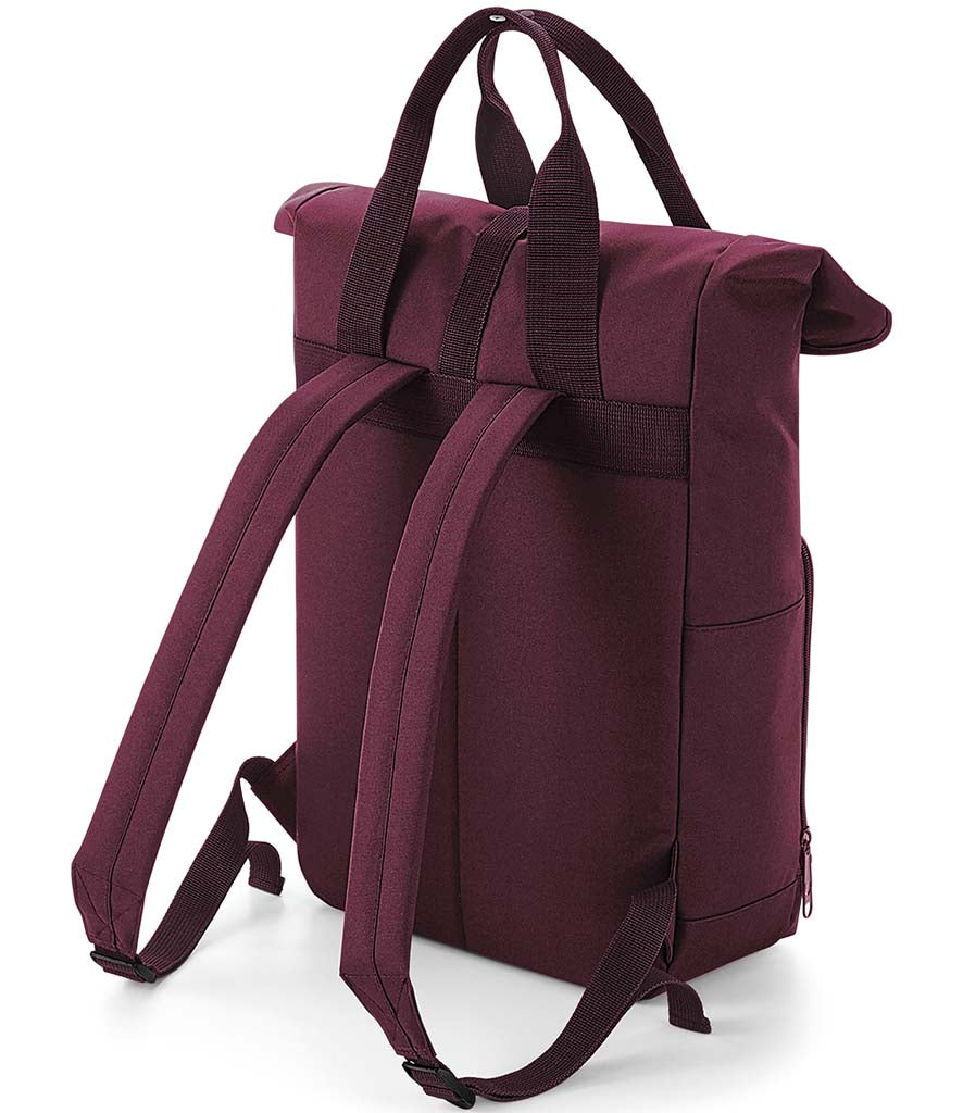 BagBase Recycled Twin Handle Roll-Top Backpack