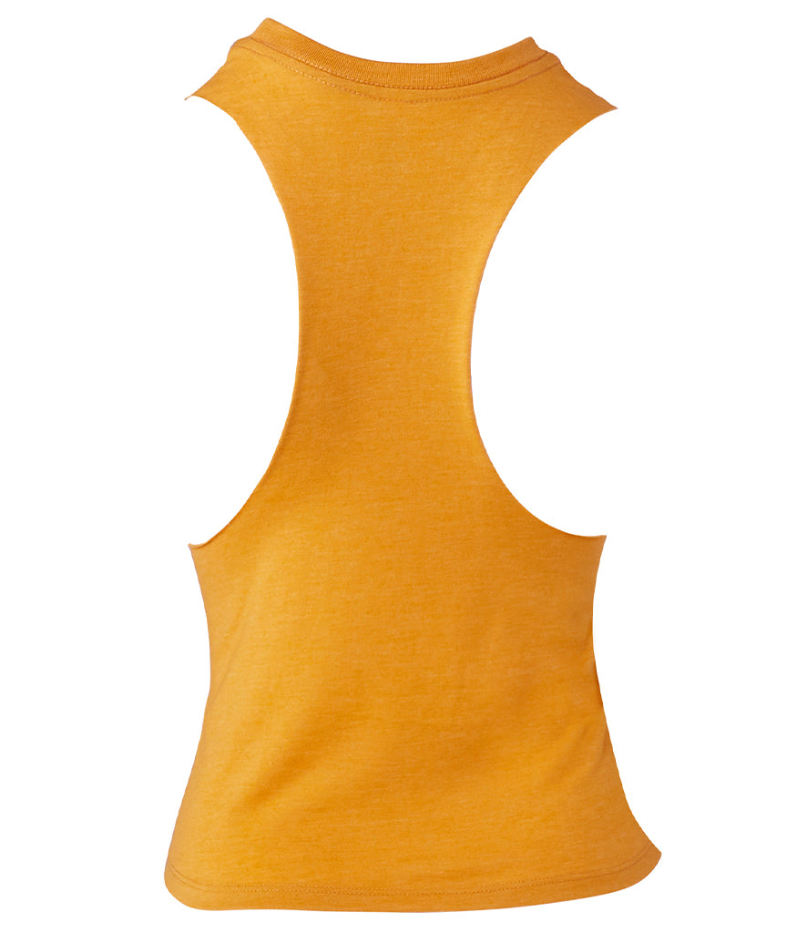 Bella Ladies Racer Back Cropped Tank Top