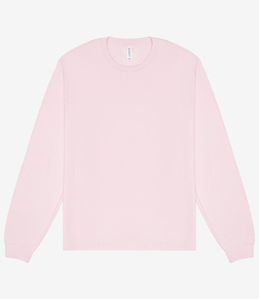 Canvas Unisex Heavyweight Long Sleeve Boxy T-Shirt