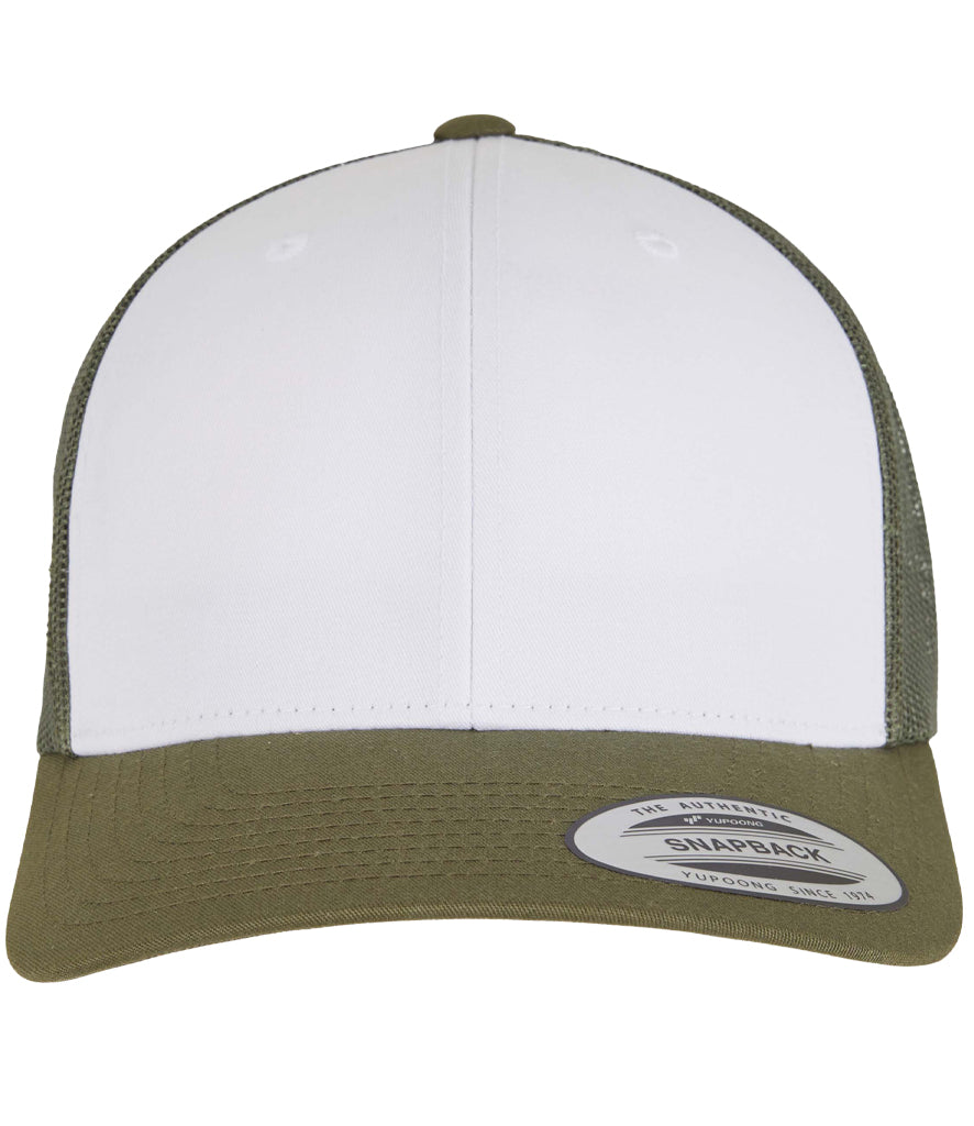 Flexfit Retro Coloured Front Trucker Cap