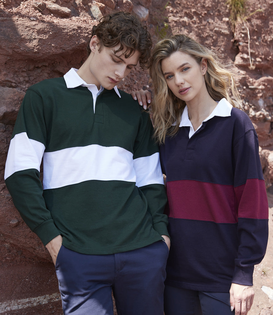 Front Row Panelled Rugby Shirt