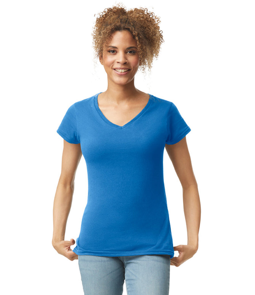 Gildan Ladies SoftStyle® V Neck T-Shirt