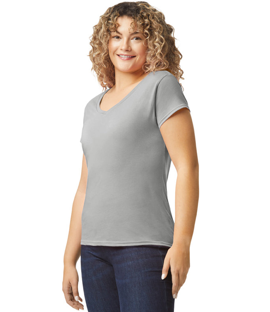 Gildan Ladies SoftStyle® V Neck T-Shirt