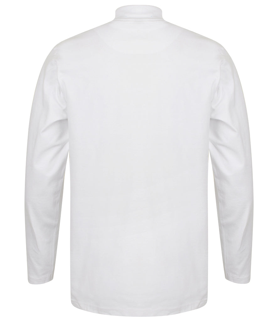 Henbury Long Sleeve Roll Neck Top