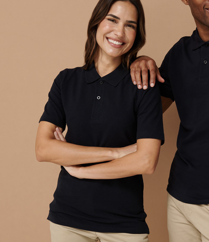 Henbury Unisex Stretch Cotton Piqué Polo Shirt
