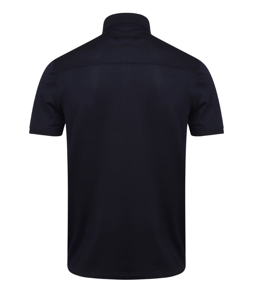Henbury Slim Fit Stretch Microfine Piqué Polo Shirt