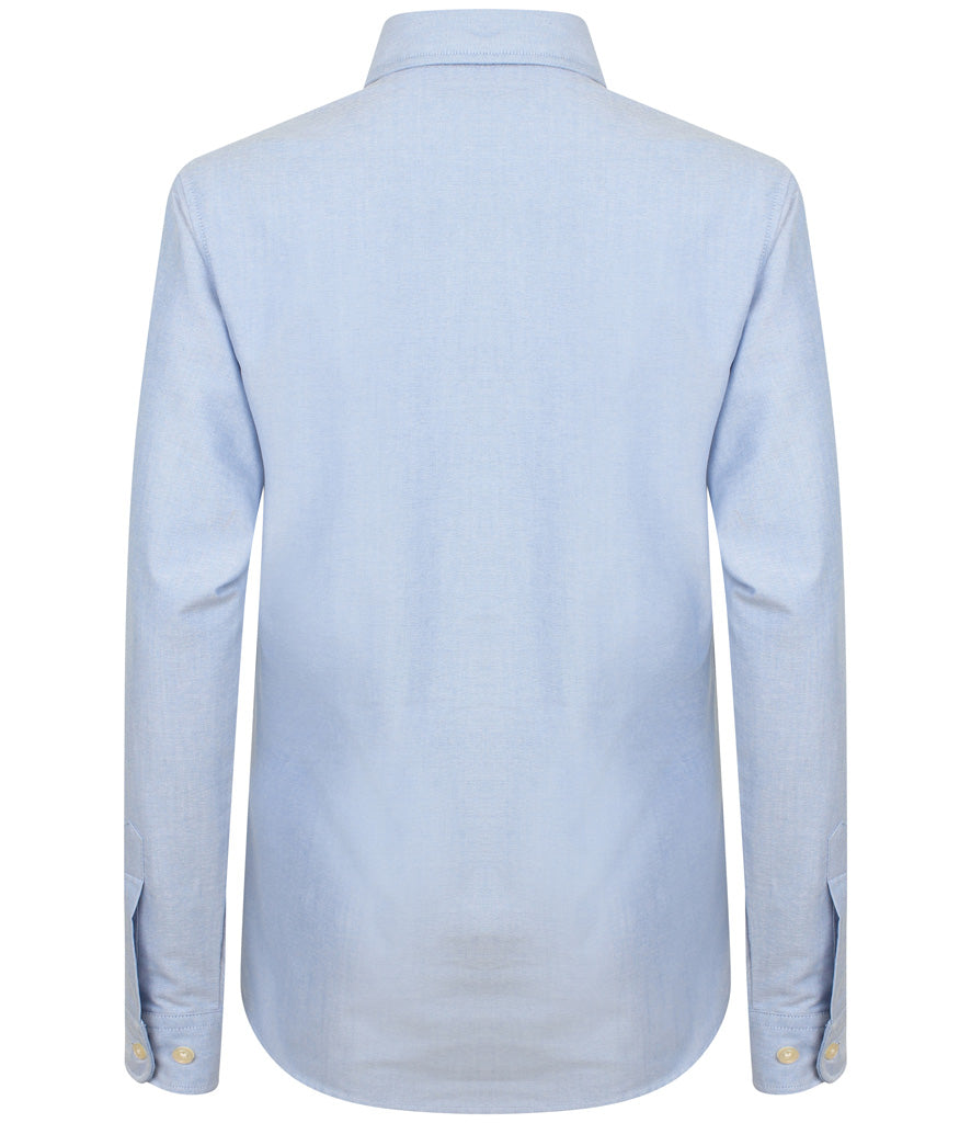 Henbury Ladies Long Sleeve Classic Oxford Shirt