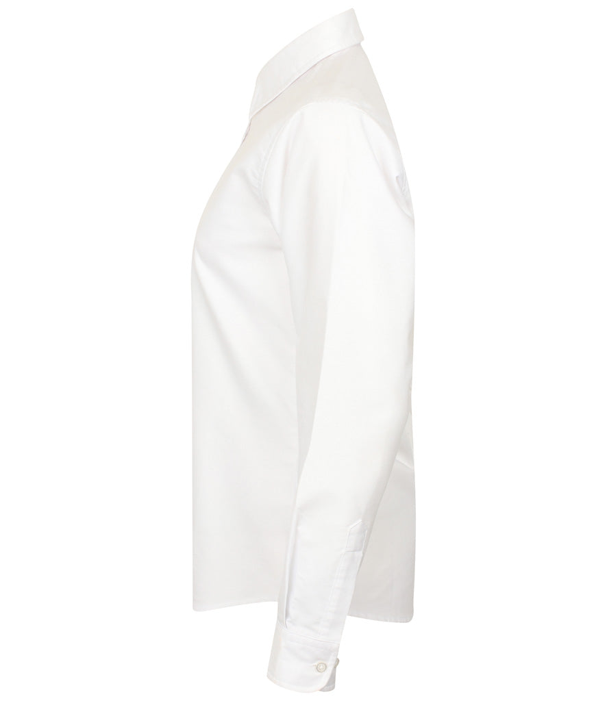 Henbury Ladies Long Sleeve Classic Oxford Shirt