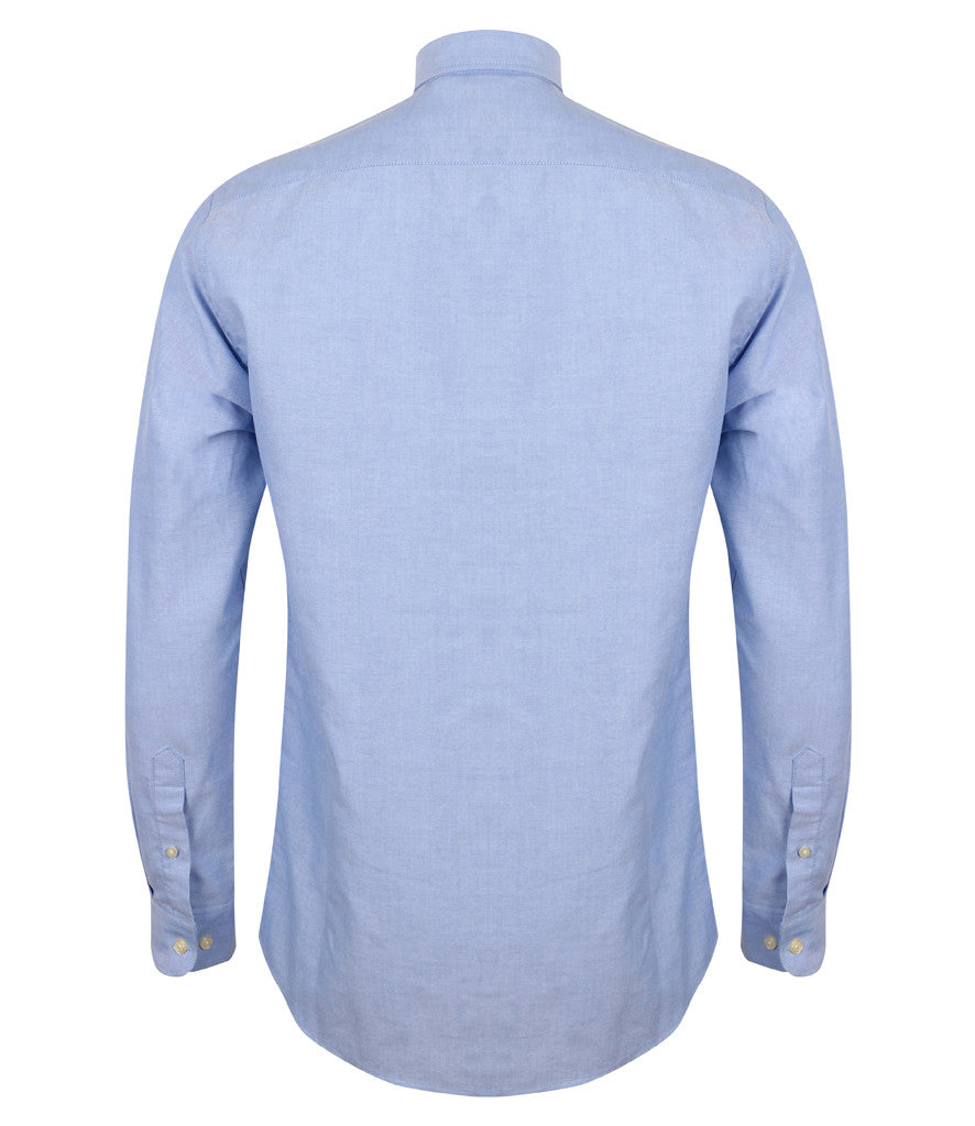Henbury Modern Long Sleeve Regular Fit Oxford Shirt