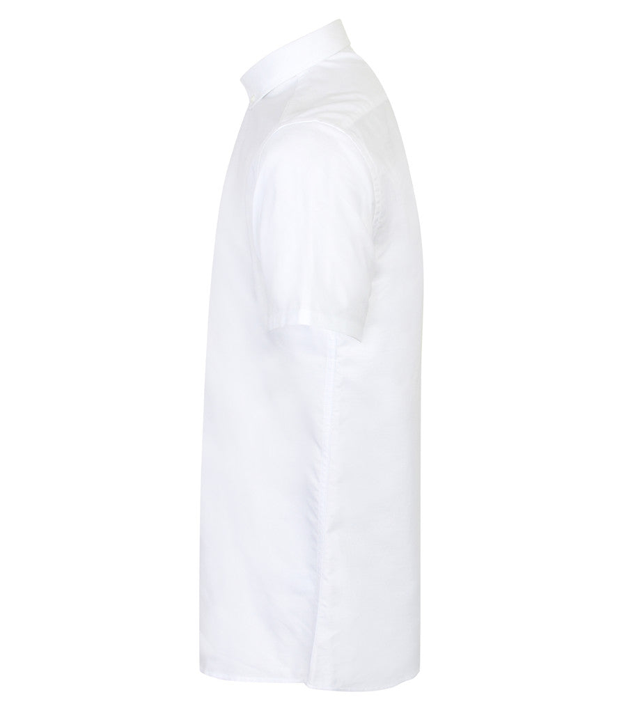 Henbury Modern Short Sleeve Regular Fit Oxford Shirt