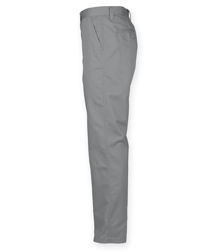 Henbury 65/35 Flat Fronted Chino Trousers
