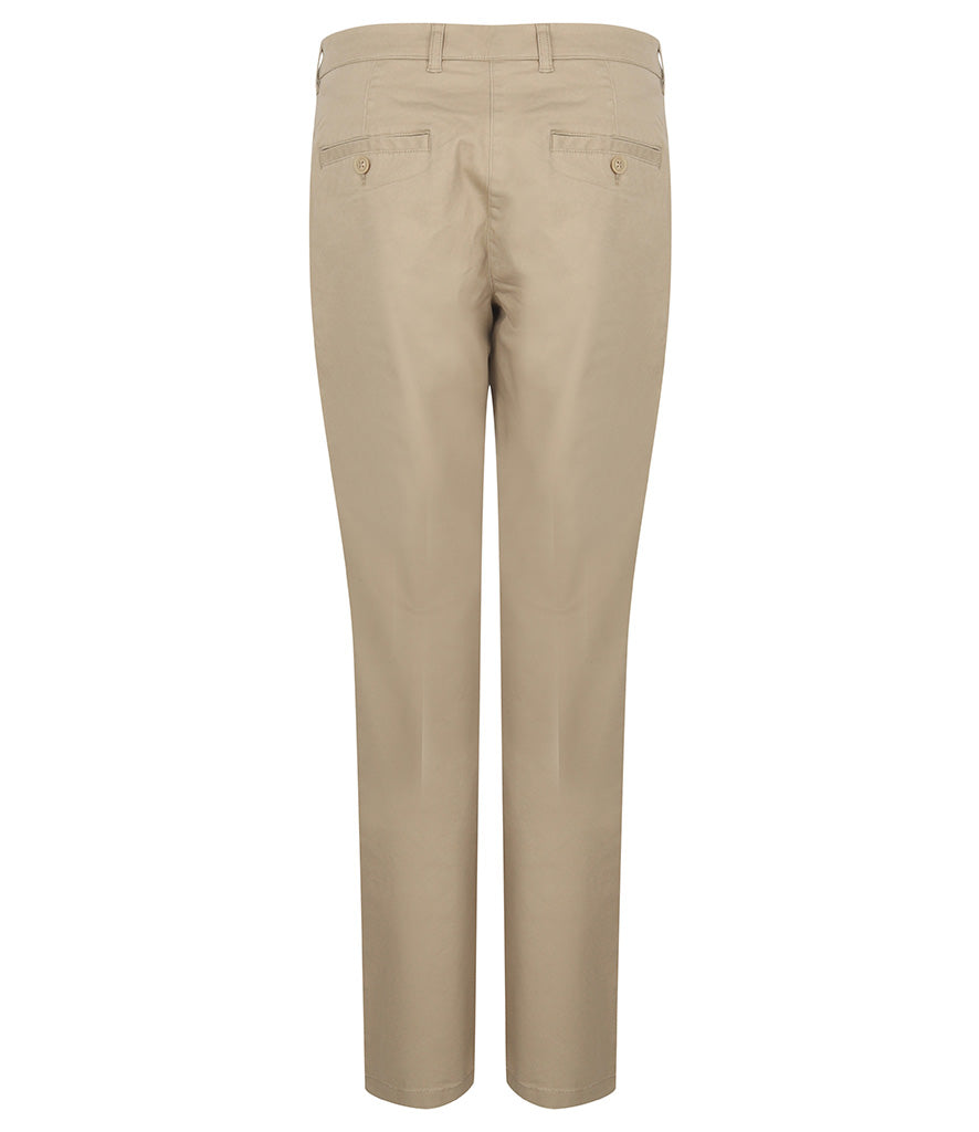 Henbury Ladies Stretch Chino Trousers
