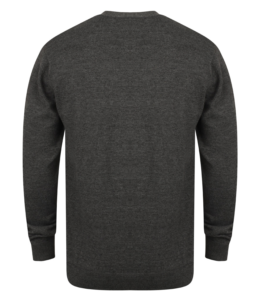 Henbury Lightweight Cotton Acrylic V Neck Cardigan