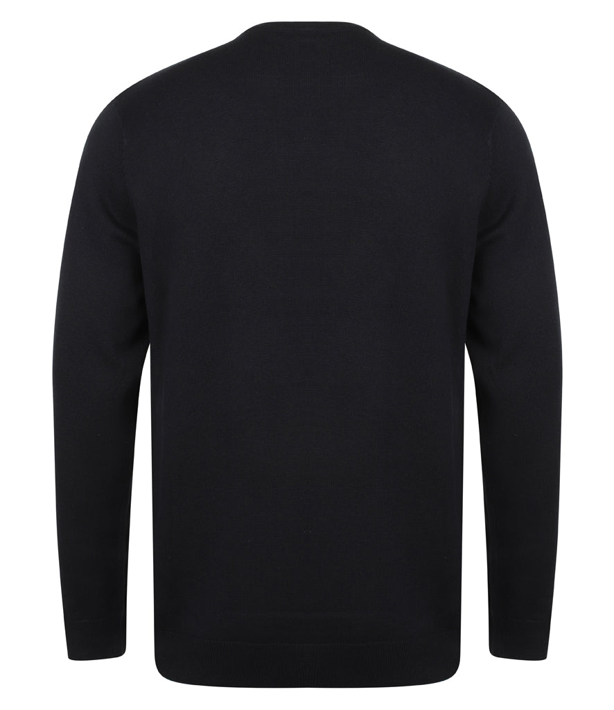 Henbury Lightweight Cotton Acrylic Crew Neck Sweater