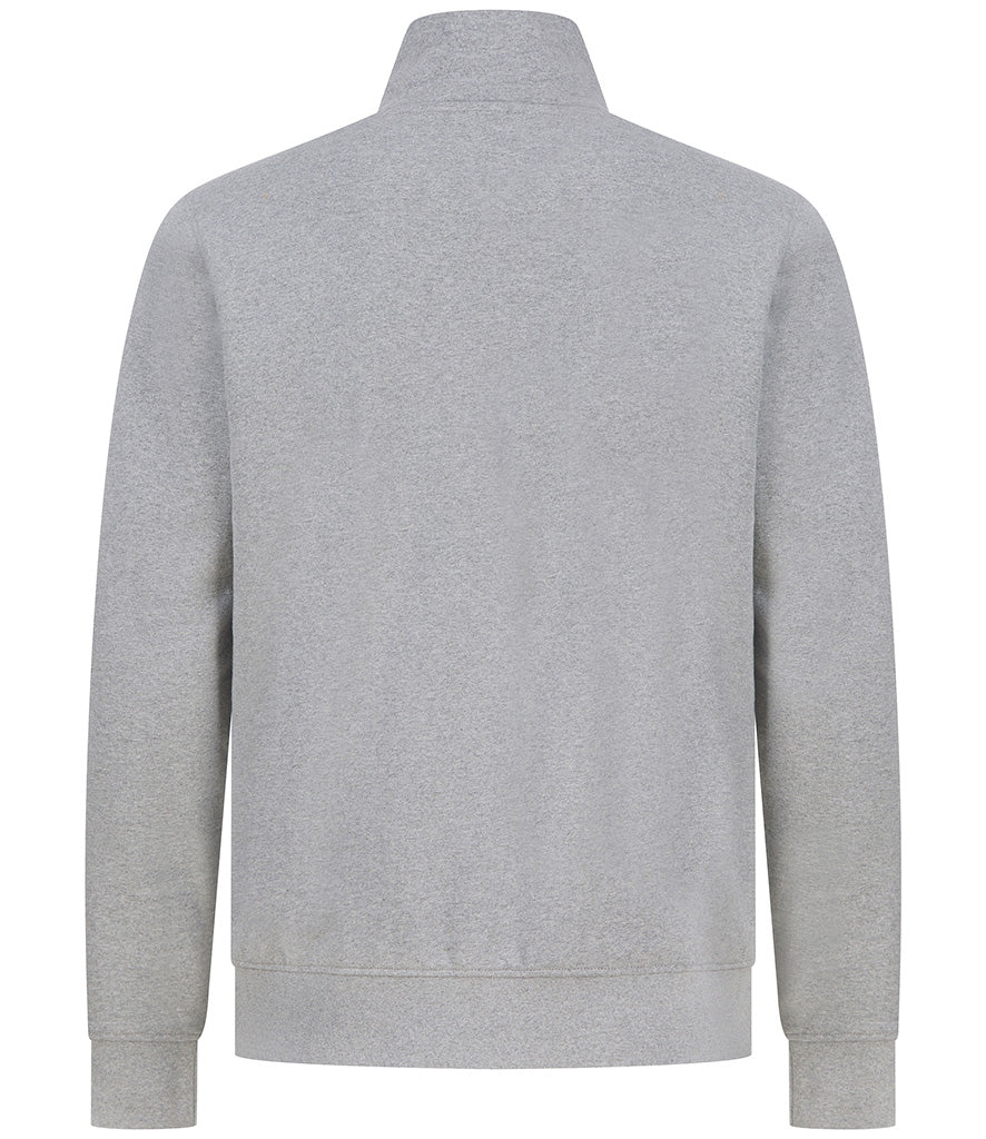 Henbury Unisex Sustainable 1/4 Zip Sweatshirt