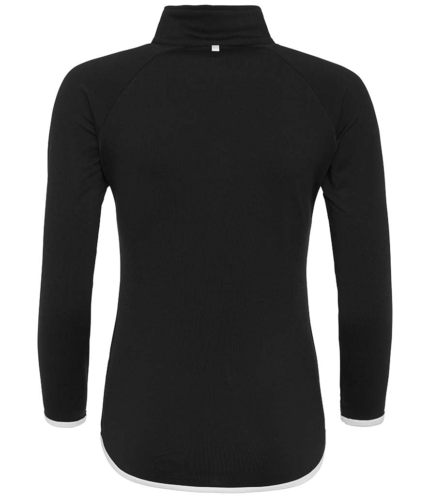 AWDis Ladies Cool Half Zip Sweat Top