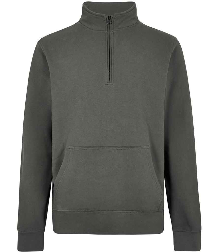 Kustom Kit Regular Fit 1/4 Zip Piqué Sweatshirt
