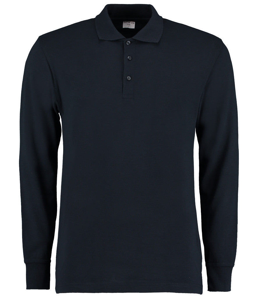 Kustom Kit Long Sleeve Poly/Cotton Piqué Polo Shirt