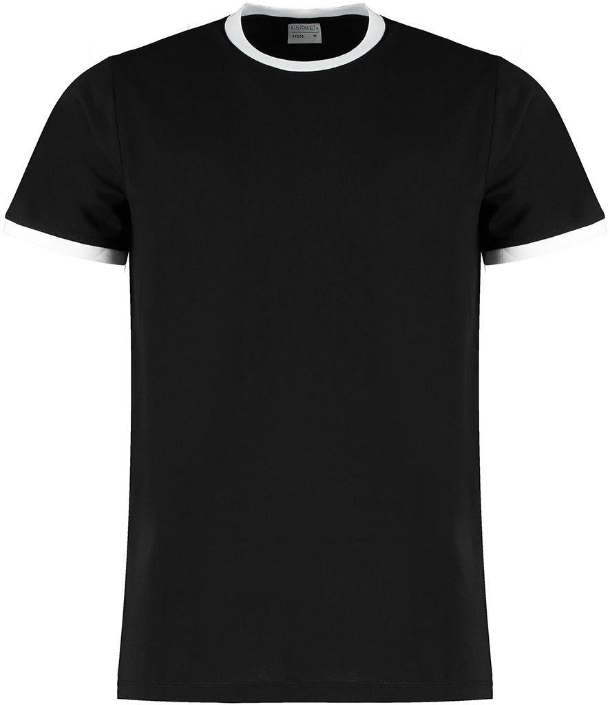 Kustom Kit Fashion Fit Ringer T-Shirt