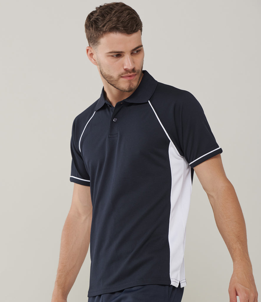Finden + Hales Performance Panel Polo Shirt