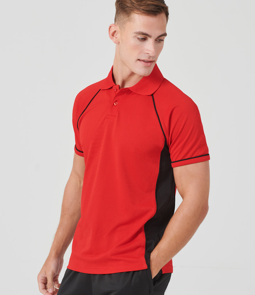 Finden + Hales Performance Panel Polo Shirt