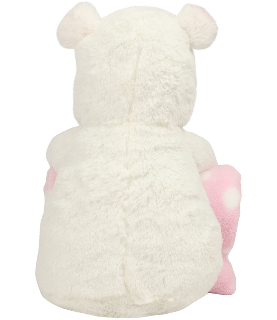 Mumbles Hippo with Printed Fleece Blanket