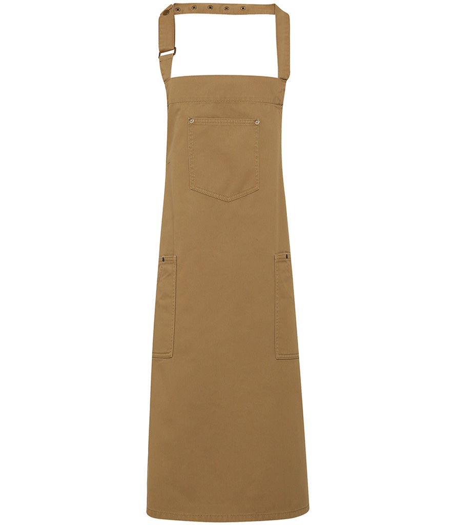 Premier Cotton Chino Bib Apron
