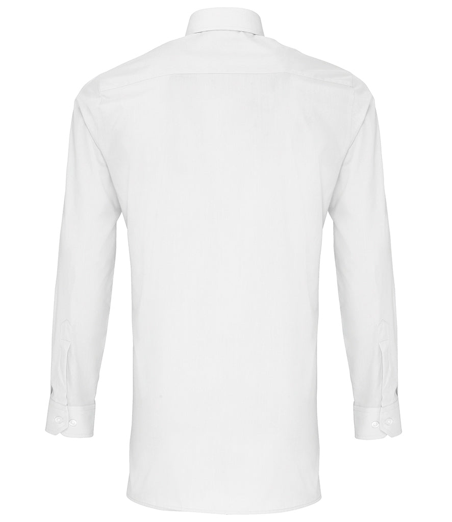 Premier Long Sleeve Fitted Poplin Shirt