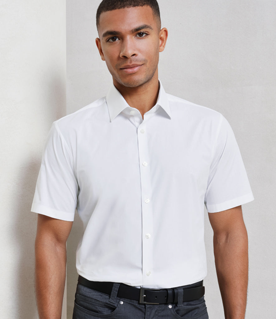 Premier Short Sleeve Stretch Fit Poplin Shirt
