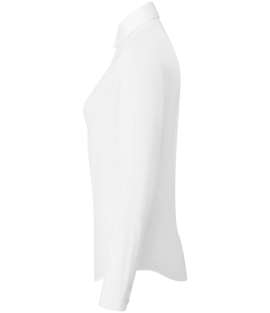Premier Ladies Recyclight® Long Sleeve Poplin Shirt