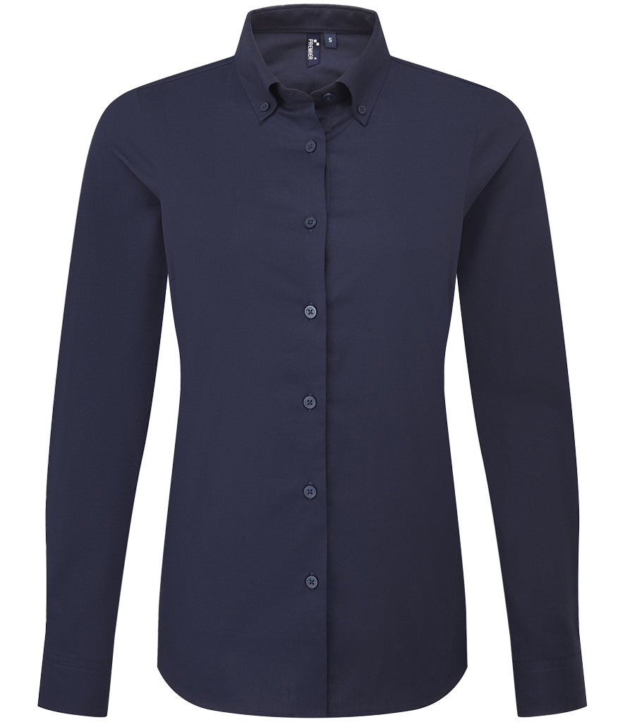 Premier Ladies Supreme Long Sleeve Oxford Shirt