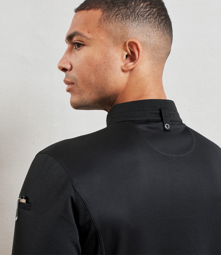 Premier Essential Coolchecker® Long Sleeve Chef's Shirt