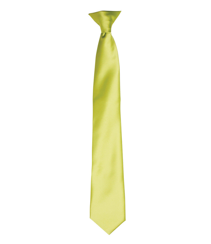Premier 'Colours' Satin Clip Tie