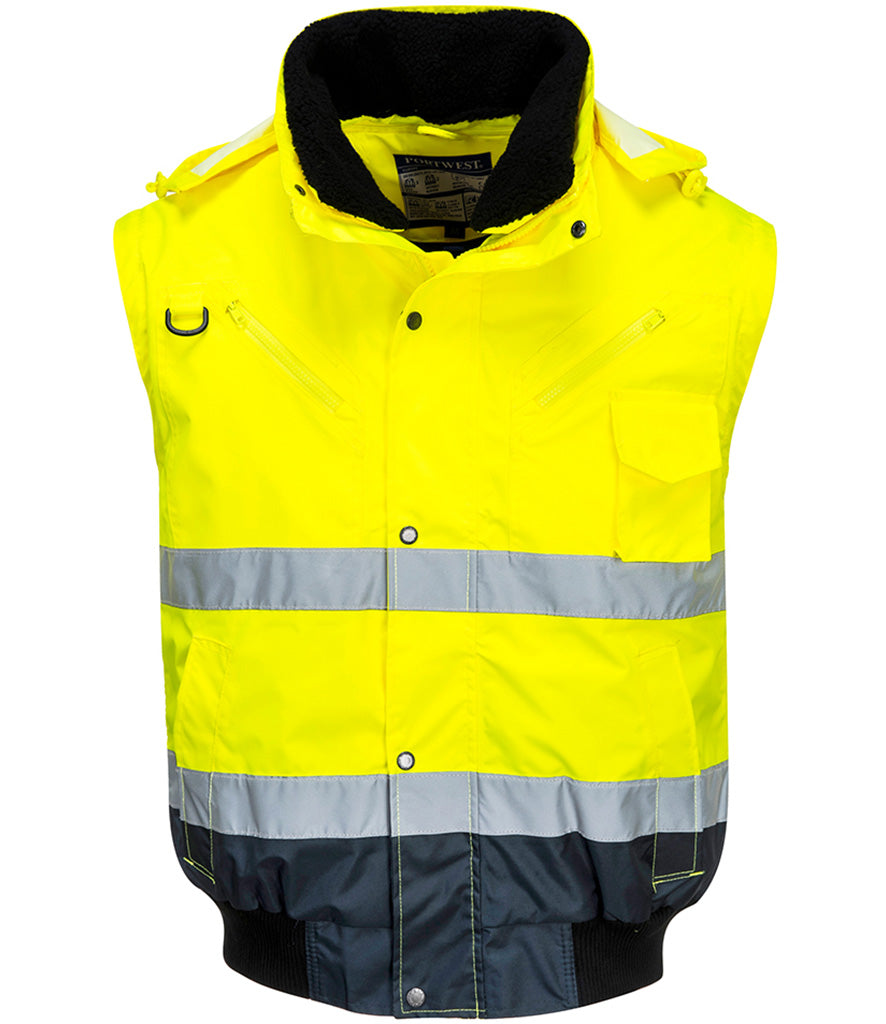 Portwest 3-in-1 Hi-Vis Bomber Jacket