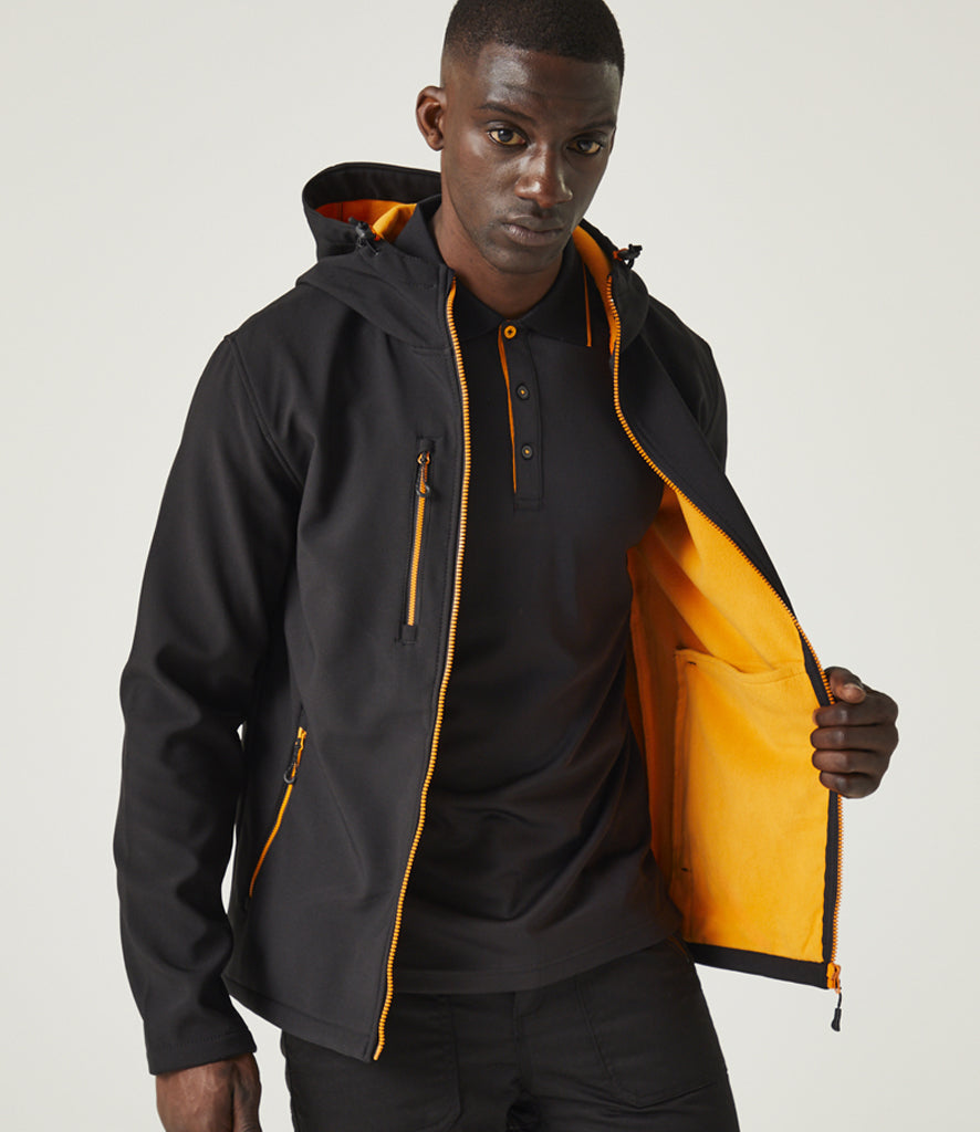 Regatta Navigate Two Layer Hooded Soft Shell Jacket