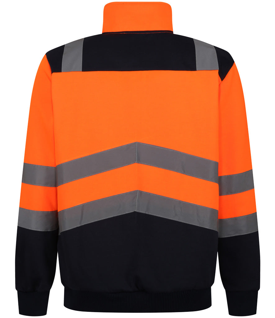Regatta High Visibility Pro 1/4 Zip Sweatshirt