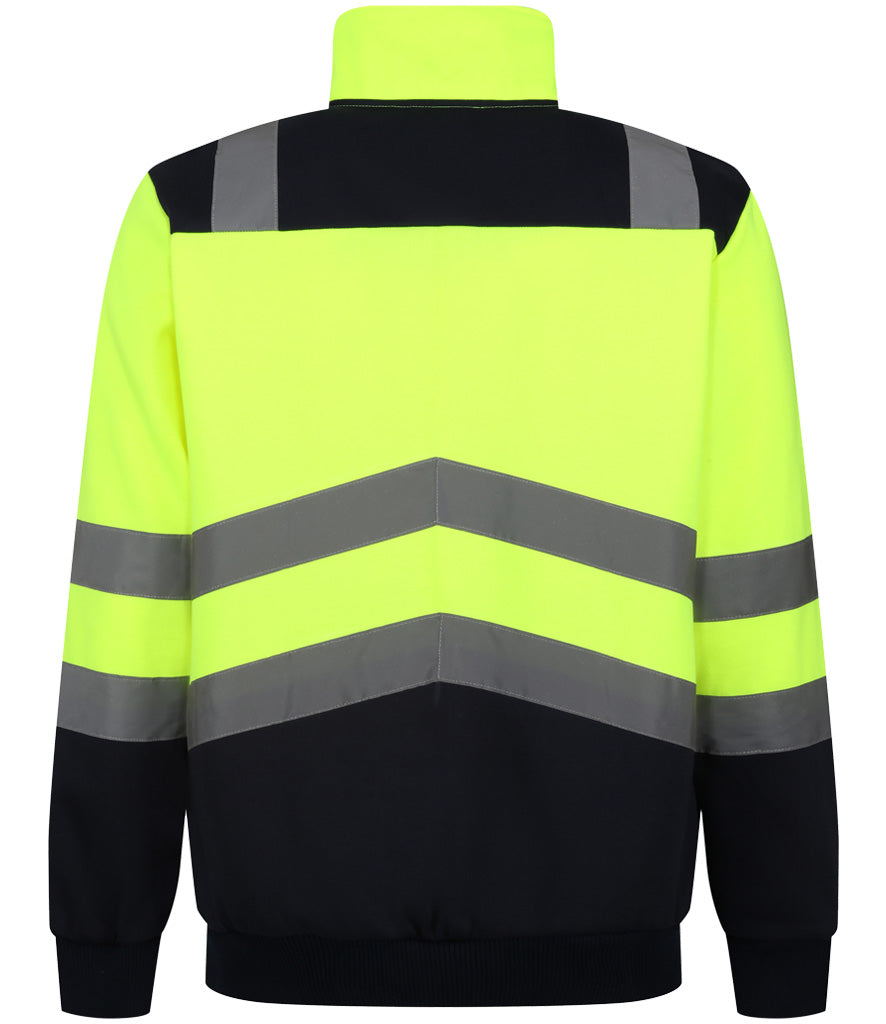 Regatta High Visibility Pro 1/4 Zip Sweatshirt