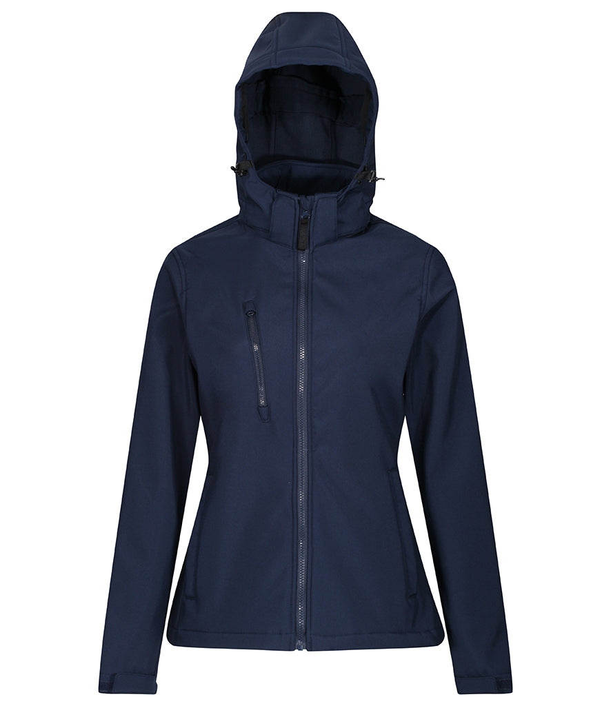 Regatta Ladies Venturer Three Layer Hooded Soft Shell Jacket