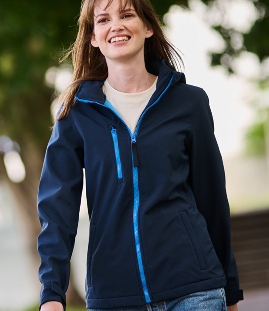 Regatta Ladies Venturer Three Layer Hooded Soft Shell Jacket