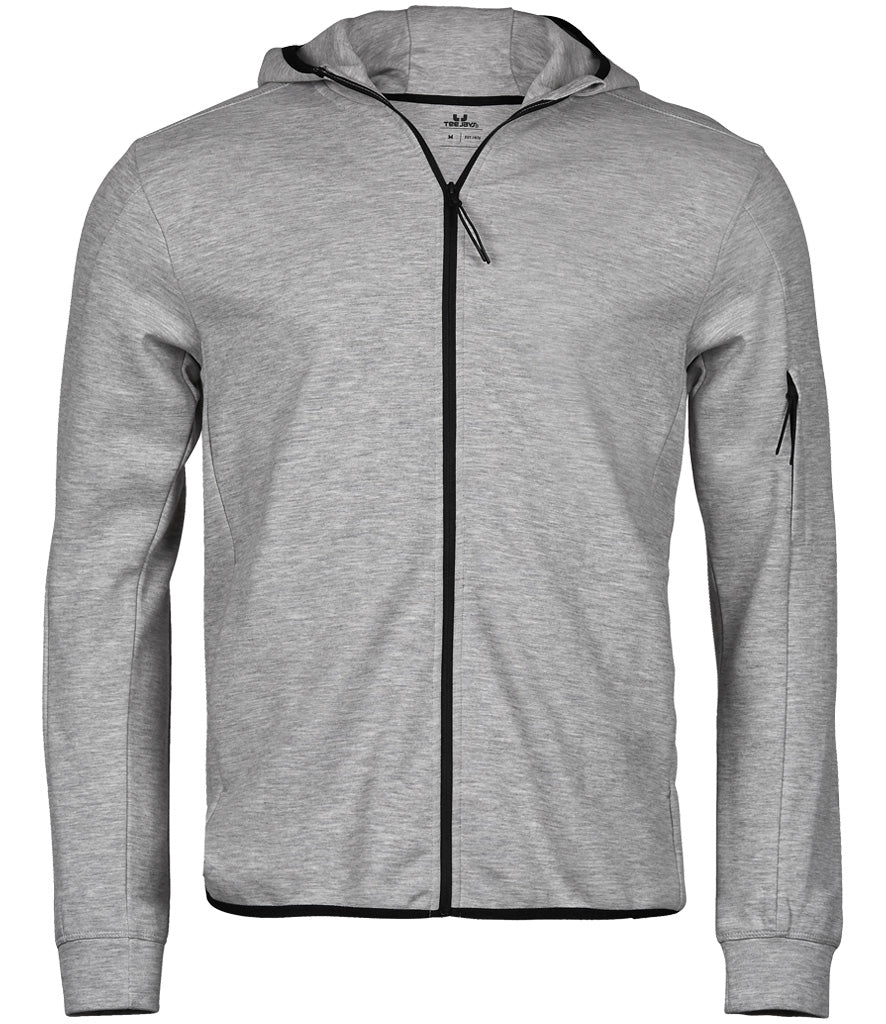 Tee Jays Athletic Hooded Full Zip Sweat Jacket