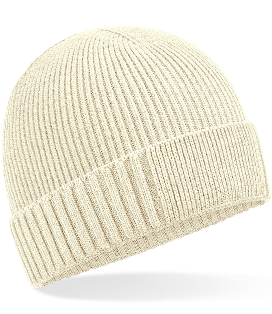 Beechfield Organic Cotton Engineered Patch Beanie