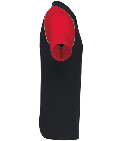 Kariban Baseball Cotton PiquÃ© Polo Shirt