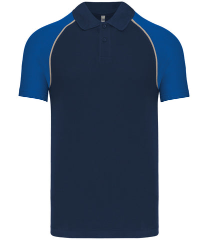 Kariban Baseball Cotton PiquÃ© Polo Shirt