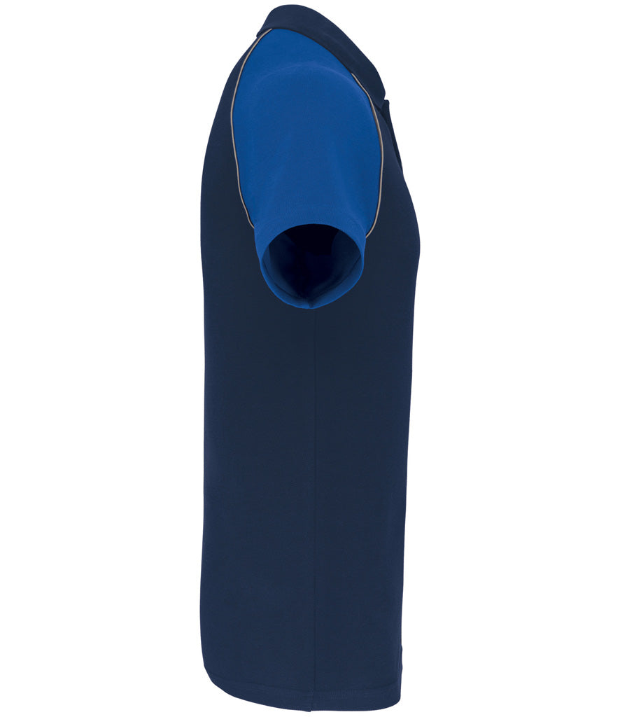 Kariban Baseball Cotton PiquÃ© Polo Shirt